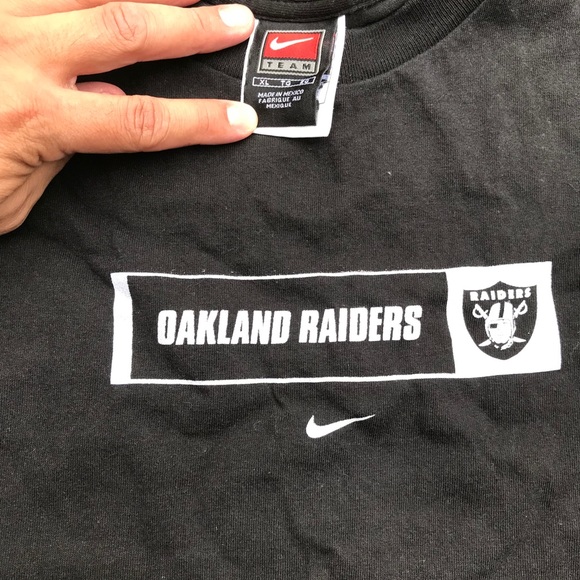 Vintage Oakland raiders Nike shirt xl - Picture 4 of 4